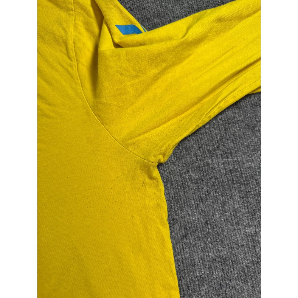 Billionaire Boys Club Asteroid Racing Shirt Mens XXXL Yellow Long Sleeve Graphic - Picture 10 of 14